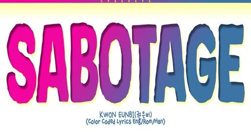 دانلود آهنگ SABOTAGE KWON EUNBI